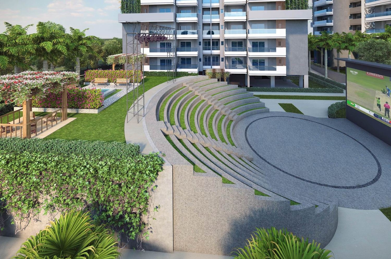 Artist's impression of the open-air amphitheatre