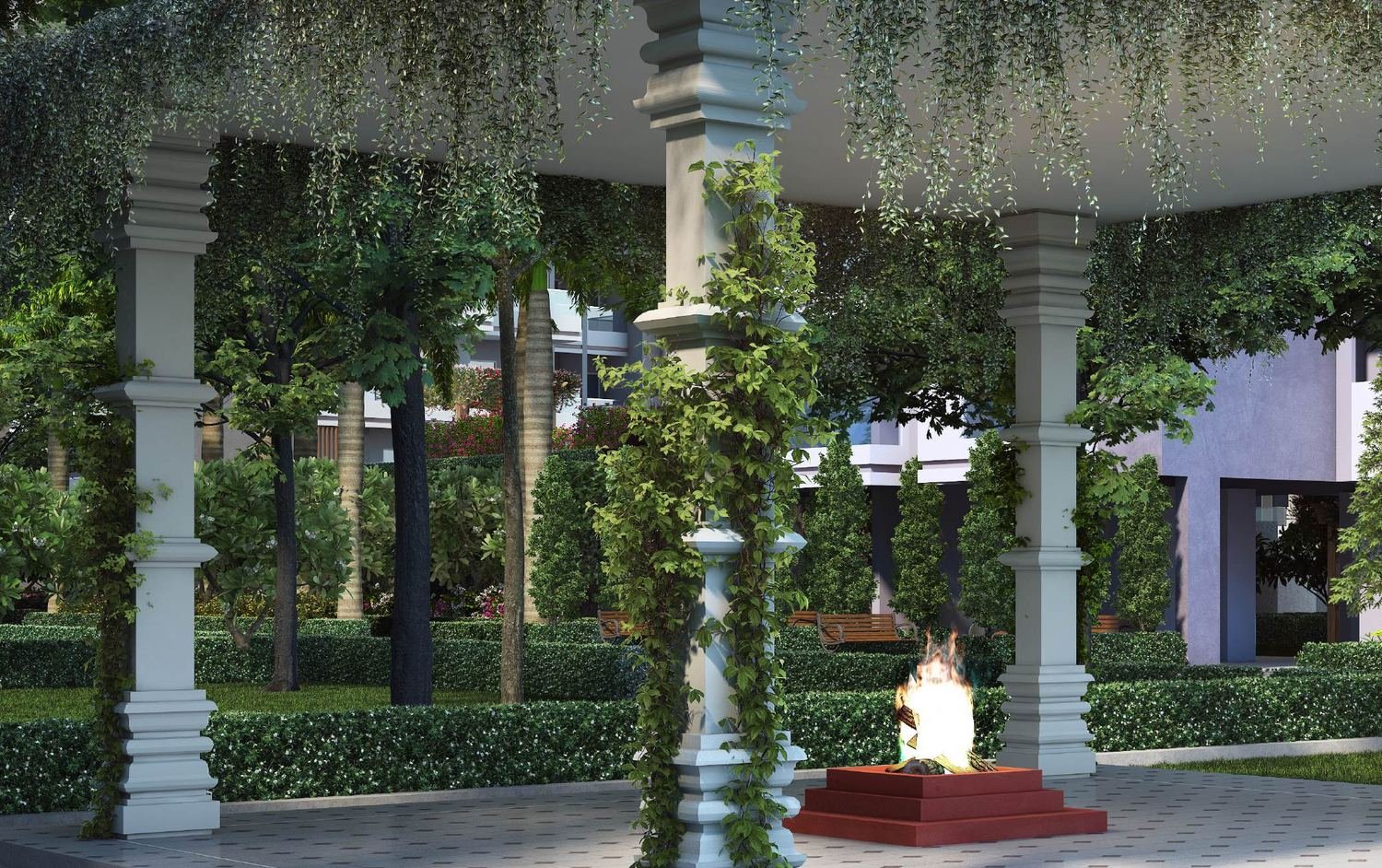 Artist's impression of the Yagsthal area