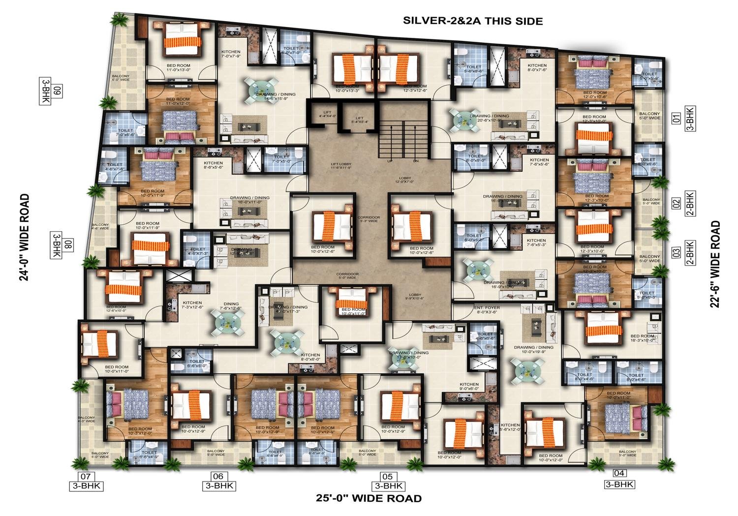 Floor plan: Platinum-2 floor plan