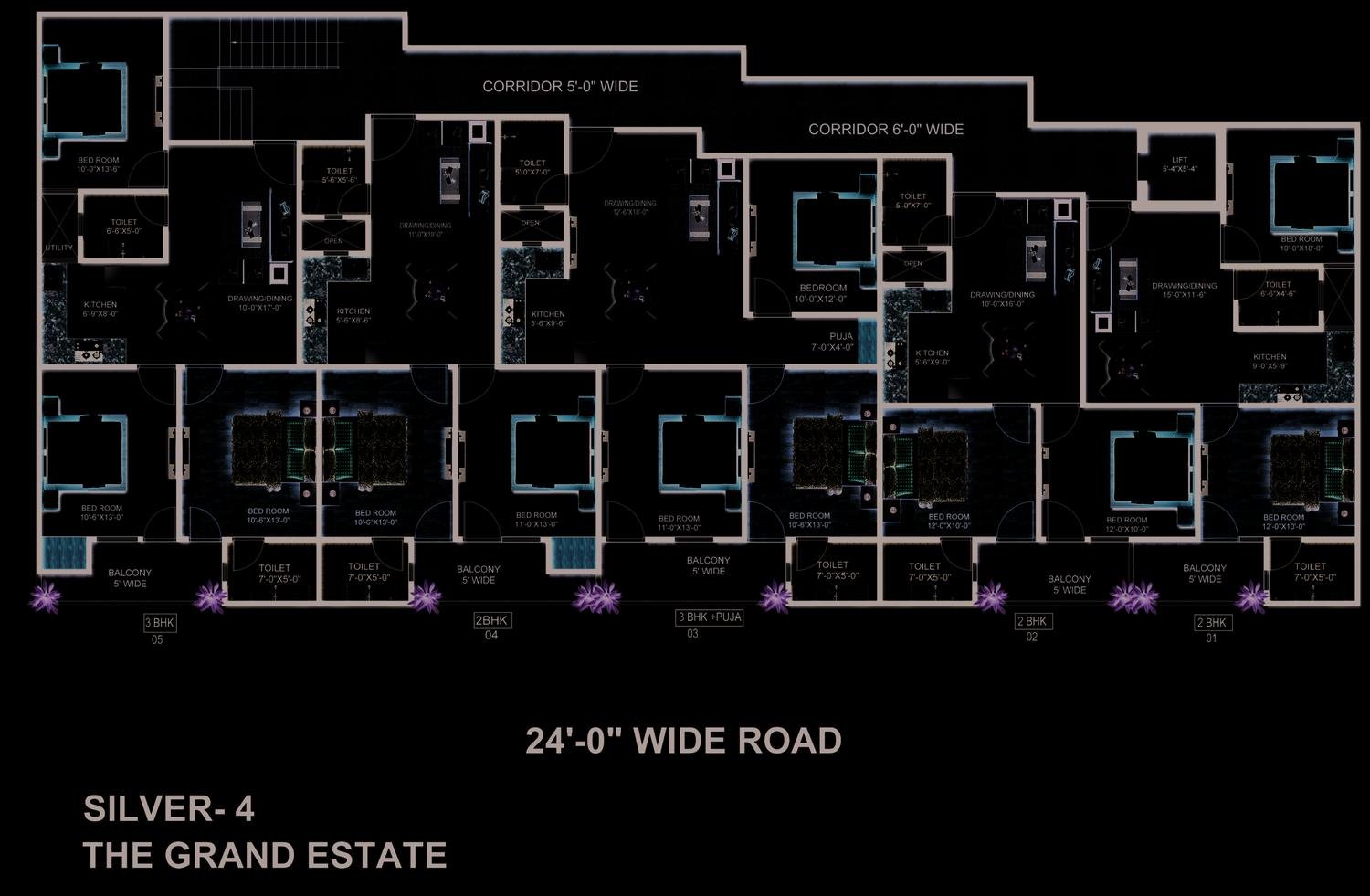 Floor plan: Silver-4 floor plan